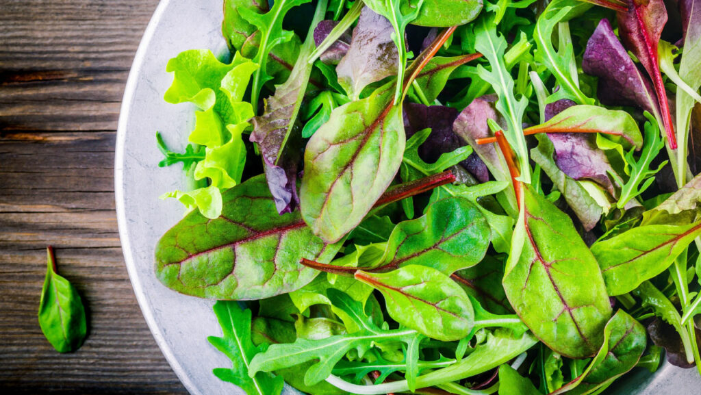 Green leafy vegetables