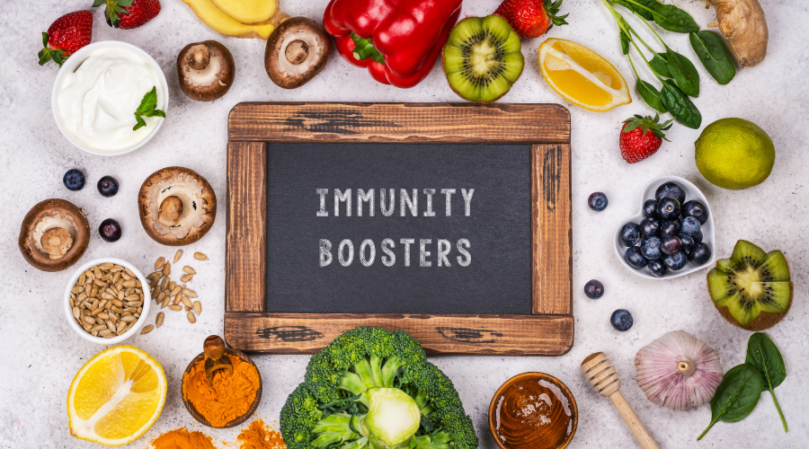 What is the role of vitamins and minerals on the immune system?