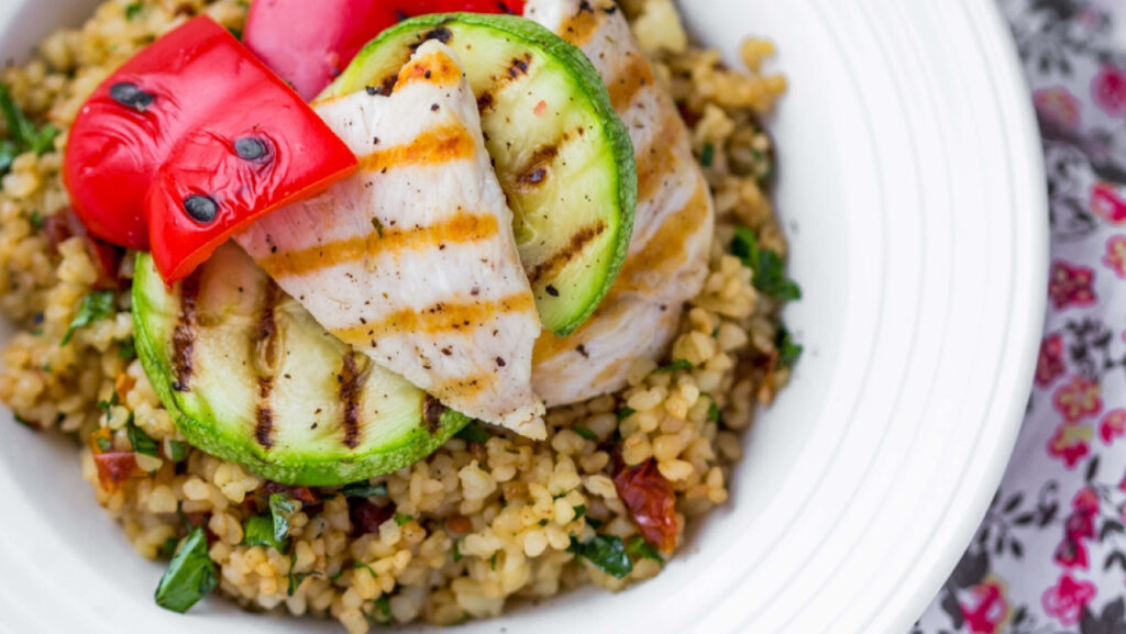 Quinoa with Chicken and Lentils