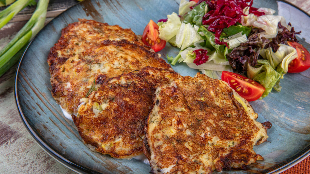 Garlic Oatmeal Omelette