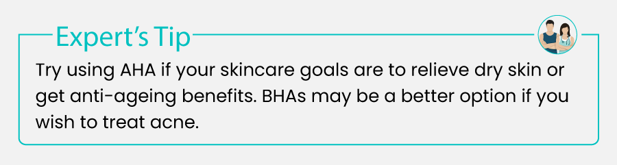 AHA and BHA: know about their benefits for your skin - HealthKart